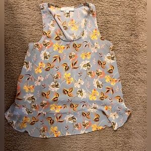 LOFT Floral Tank. Worn once!